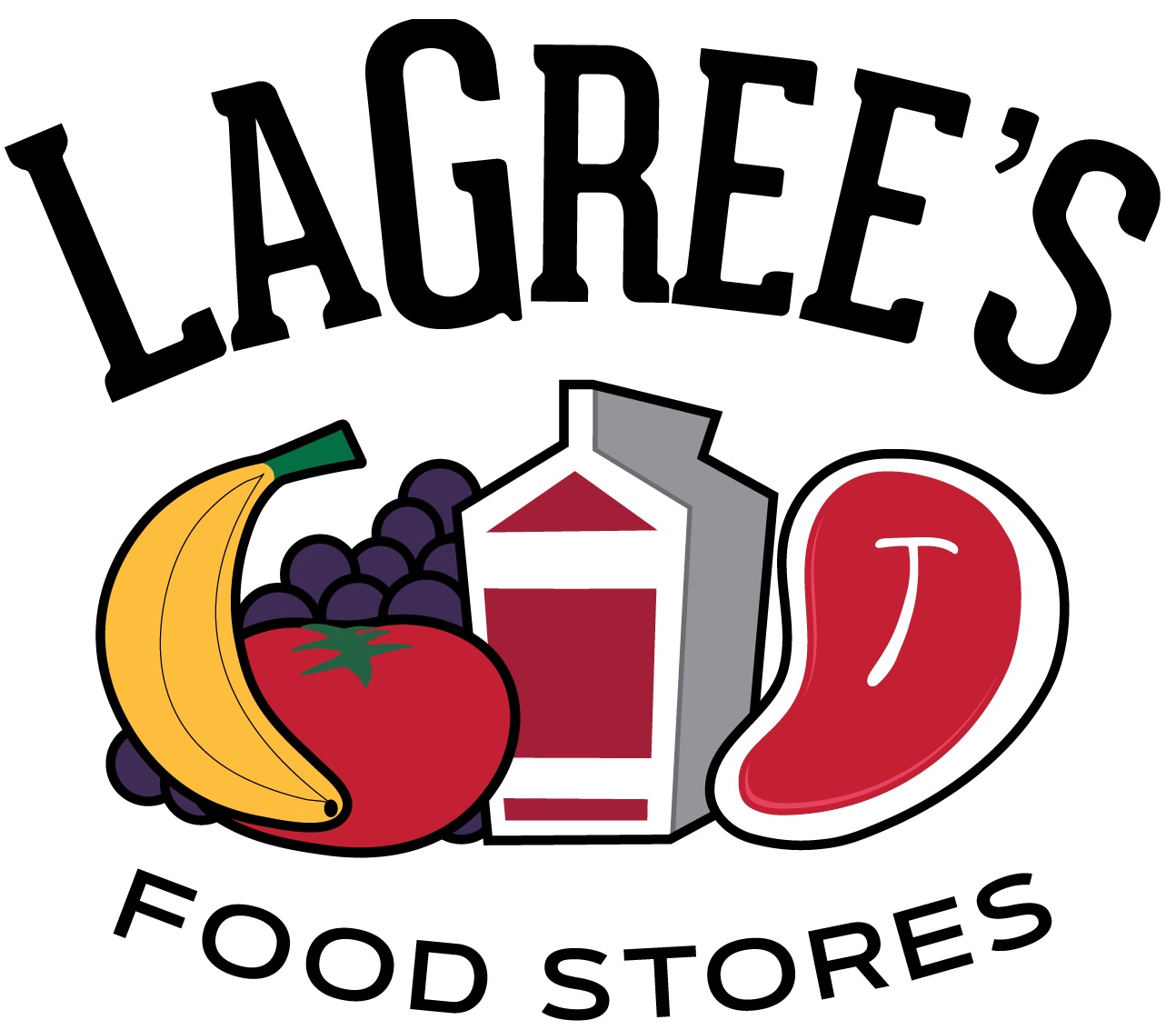 LaGree's Food Stores logo