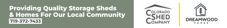 Colorado Shed Co. ad banner